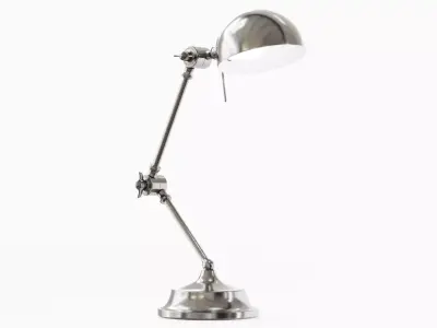 Firstlight Beau Desk Lamp Steel Low-poly 3D model