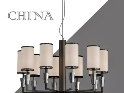 Chandelier China 3D model