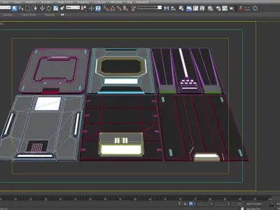 SCI-FI 3DS MAX 2015 6 MODEL 3D model