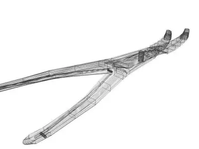 Medical Equipment Cast Shears 3D model