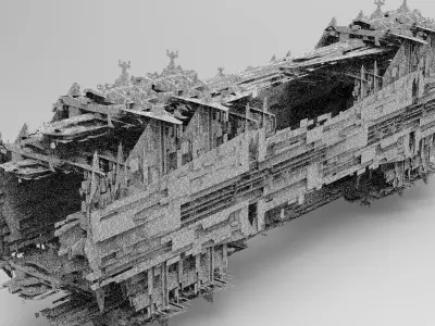 Mega city hellscape 2 3D model
