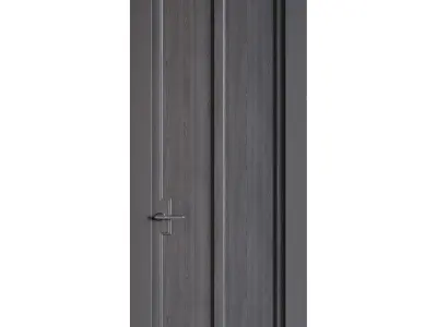 Modern entrance door 35 3D model