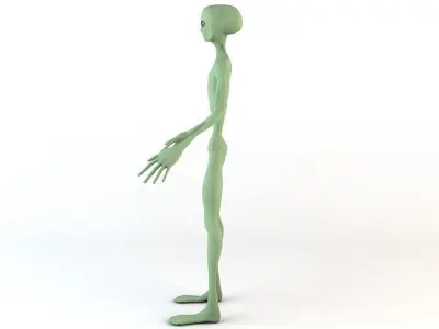 Alien Character Low-poly 3D model