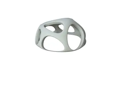 SciFi Cube Object No 47559 Low Poly Shape Low-poly 3D model