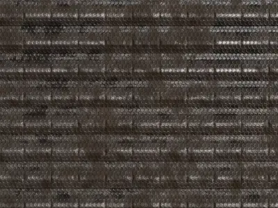 Rusty Silver Corrugated Metal Grill PBR Seamless Texture