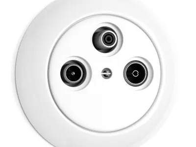 Switches and sockets THPG Porcelain Covering 3D model