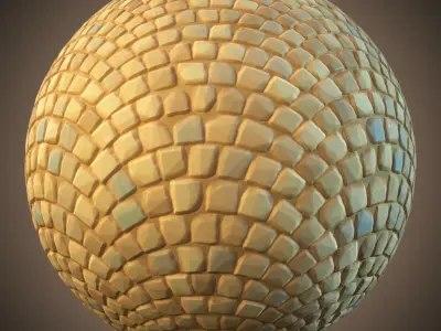 Stylized Materials 3D model
