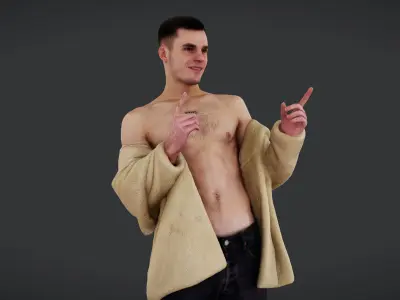 Bang Bang Bully - Confident Male Pose 3D model