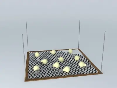 Luminaria Corten Steel - Spare Lamps - Pending Free 3D model