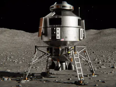 Sci-Fi Lunar Lander 3D model