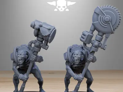 Corrupted Guard Wretched 3D print model
