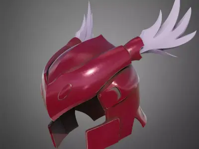 Overlord Shalltear Bloodfallen Helmet for Cosplay 3D print model
