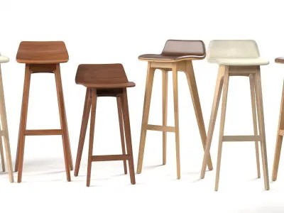 Morph Barstool 3D model