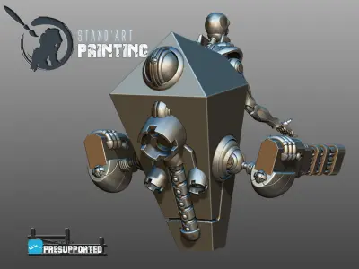 Destroyers star wars robot with gun 3D model