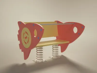 Playground swing 3D model