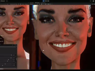 Final Skin Shader  3D model