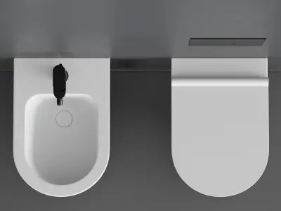 Alice Ceramica Form Wall-Hung WC Low-poly 3D model