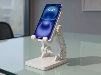 Adjustable Phone Stand 3D Printable 3D print model