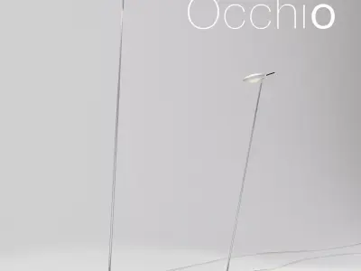 Occhio Puro floor lamps Terra doppio Lettura Stehleuchten  3D model