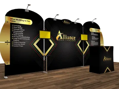 3D Tradeshow Model Free low-poly 3D model
