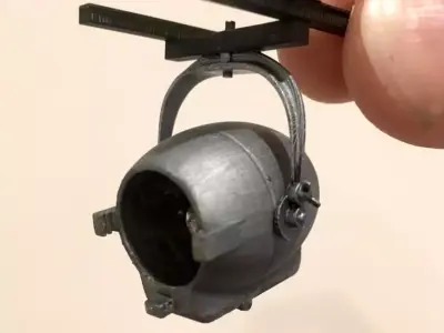 Patt 123 Vintage Strand Electric Stage Light 3D print model