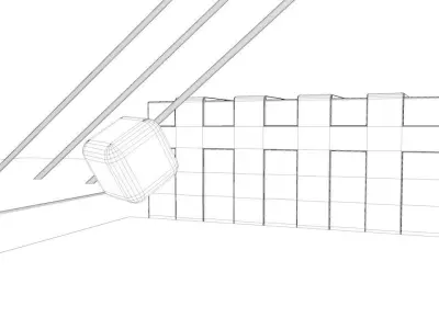 jelly cube  Low-poly 3D model