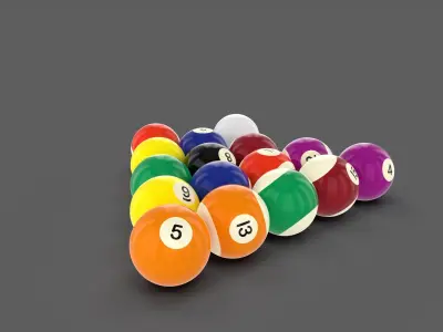 Pool Ball Pack 3D model