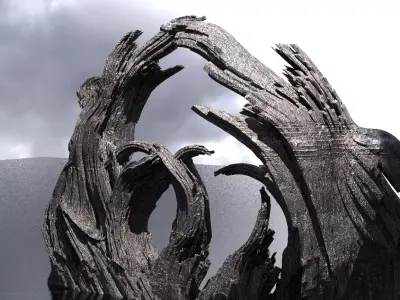 Femorian cliff lances 3D model