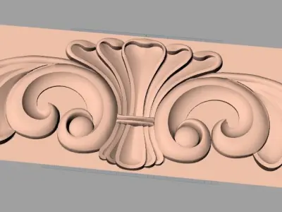 Artcam 3D relief STL models for CNC woodworking E108 3D model