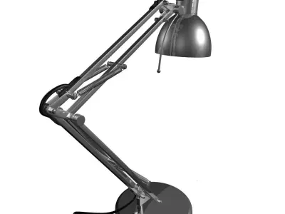 Swing arm lamp 3D model
