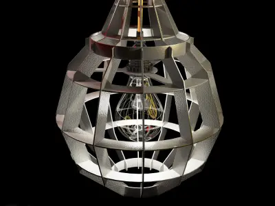 Cage Pendant Lamps by Dare Studio 3D model
