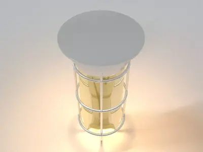 laos Warehouse Lamp 3D model