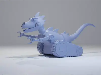 Clankosaurus 3D print model