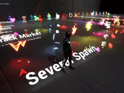 2D 3D Game Icons and Markers Pack SciFi and Basic HUD Symbols Low-poly 3D model