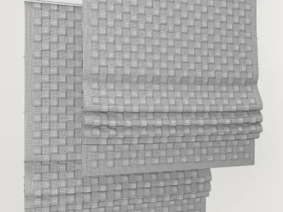 Roman shade c 3D model