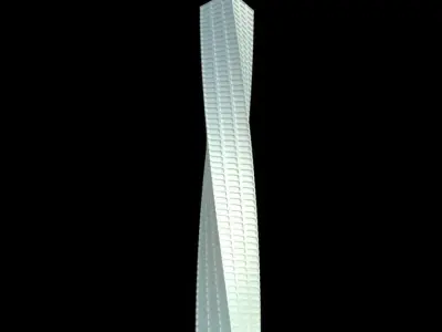 Spiral Skyscraper  3D print model