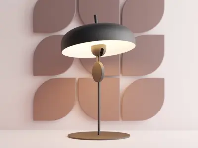 Pendulum lamp 3D model