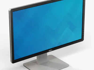 Dell Professional P2414H LED monitor Low-poly 3D model