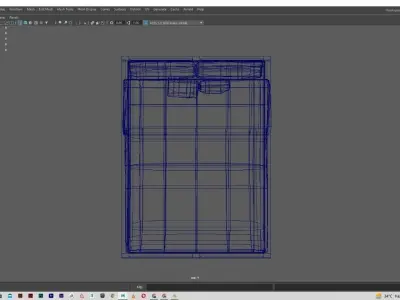Low Poly game Ready Bed Free 3D model