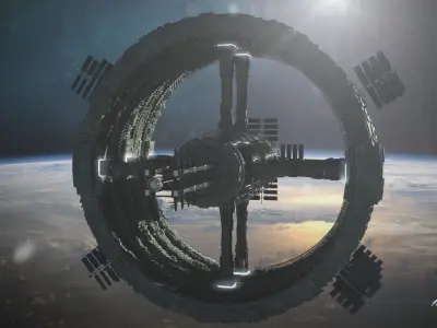 space station 3D model