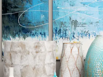 Collection vases 10 3D model