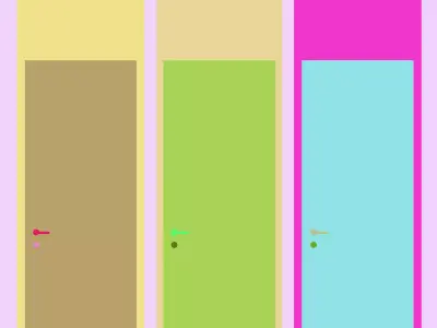 Door set 03 3D model