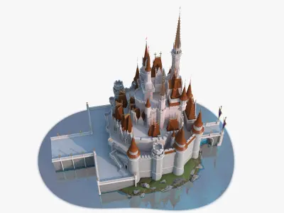  Fantasy Castle Structure 