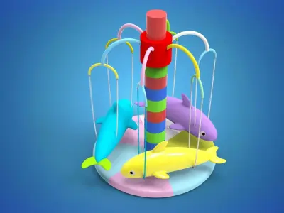 Playground for kids 3D model