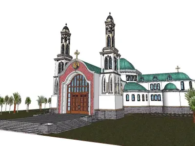 Architecture-Religion-God-Culture-Temple-064 mosque 3D model