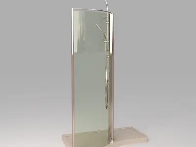 Devon Shower Stall Photoreal 3D model