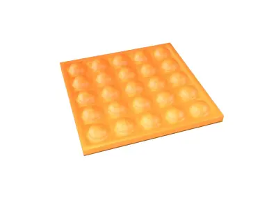 Push Bubble v1 004 Low-poly 3D model