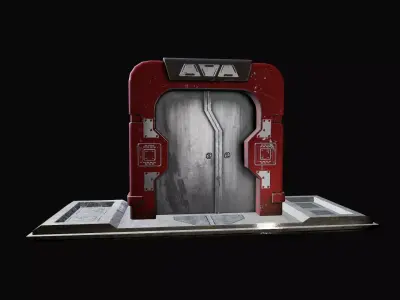 Sci-Fi panels alpha for Substance Painter Texture
