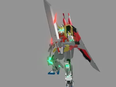 The Mecha Attacker 12 3D model