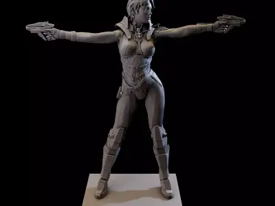 CosmoGirl for 3d Print 3D print model